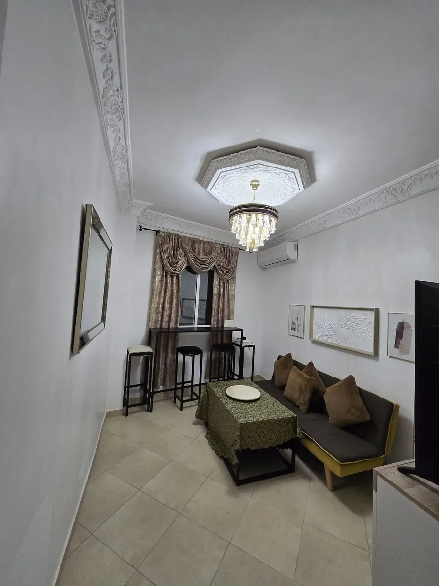 Full-length view of the apartment living area